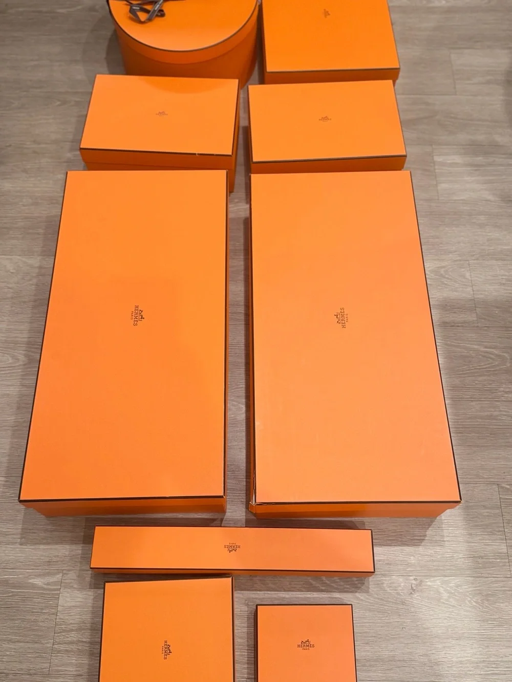 Hermes bulk sale boxes different sizes